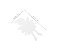 Lurrose 20pcs Fairy Shaped Cardboard Cutouts for Blank White Paper Person Shapes for DIY Crafting Painting Drawing Art Projects Classroom Decorations Skill-building and Creative Play