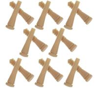 Lurrose 20pcs Hair Removing Tool Poultry Plucking Fingers Replacement Rubber Stick, Brown, Lightweight, Quick Hair Removal, for Chickens and Poultry, Slaughter Houses and Farms
