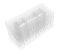 Lurrose 20pcs Hanging Hooks Adhesive Wall Mount Hooks PVC with Simple Structure Design Smooth Lines Not Easy to Break Or Deform Safe and Reliable for Home Storage and Organization