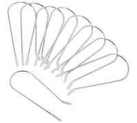 Lurrose 20pcs Hot Roller Clip Replacement Pins 2.54cm Stainless Steel Securing Clamps for Electric Hair Rollers Volumizing Hair Styling Tools Random Color