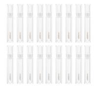 Lurrose 20pcs Lip Balm Bottles Refillable Lip Stick Container 4.09x0.43x0.43in Plastic Reusable Cosmetic Packaging for Making