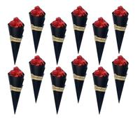 Lurrose 20pcs Mini Dried Sunflower and Rose Bouquet Set, Natural Color Dried Flowers for Home Decoration, Valentine’s Day and Birthday Box Floral Arrangement