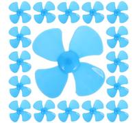 Lurrose 20pcs Mini Propeller Fan Blades for DIY Crafts Model Boats and Rc Planes 60mm Plastic Four-leaf Design with 1.5mm Hole for Stable Rotation and Enhanced Maneuverability in Model
