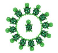 Lurrose 20Pcs Mini Resin Tortoise Figurines for Bonsai and Garden Decor Ocean Animal Models Creative DIY Micro Landscape Accessories for Office and Plant Terrariums