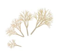 Lurrose 20PCS Miniature Model Trees for Crafts Realistic Texture DIY Sand Table Landscape Ornaments Mixed Scenic Accessories for Train Scenery and Architecture Models