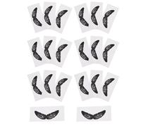 Lurrose 20pcs Nose Waxing Kit with Strong Stickiness Practical Pp Mustache Shaped Nose Wax Sticks Protective Hair Removal Stickers for Face Beauty Supplies