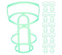 Lurrose 20pcs Plastic Drip Bottle Net Covers Hanging Nets for Saline and Drip Bottles Comfortable User Experience and Drop Prevention, Suitable for Hospital and Home Use