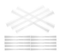 Lurrose 20pcs Plastic Shelf Label Holders 40x4.2cm Self-Adhesive Price Tag Strips for Retail Supermarket Shelving Insert Ticket Channel