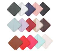 Lurrose 20pcs PU Leather Square Corner Bookmarks for Reading Lovers Vintage Style Page Marks for Women Teachers Students Versatile Book Accessories Gift