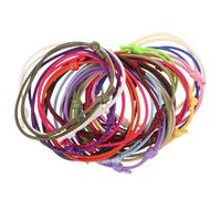 Lurrose 20pcs Soft Adjustable Puppy Identification Collars for Newborn Dogs and Kittens Multi-Colored Whelping ID Bands, Safety Adjustable Small Pet Puppy ID Collars