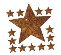 Lurrose 20pcs Star Ornament Christmas Tree Decorations Hanging Diy Five-pointed Star Decoration for Home Supplies