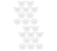 Lurrose 20pcs Three-Eye Cat Head Horn DIY Epoxy Mold for Crystal Resin Crafts Creative Decorative Pendant Molds for Handmade Jewelry and Ornaments