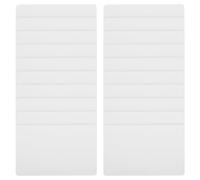 Lurrose 20Pcs White Plastic PVC Cards 85X54Mm Double-Sided Printable Waterproof for Student Id and Business Badge Use