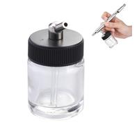 Lurrose 22ml Airbrush Glass Bottles for Airbrush Paint, Refillable