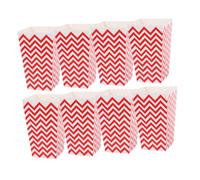 Lurrose 24pcs Colorful Popcorn Buckets Party Snack Containers Premium Paper Fried Food Boxes for Movie Night Birthday Theater Supplies