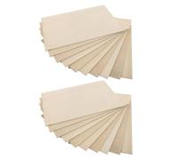 Lurrose 24pcs Unfinished Wood Planks Wooden Planks Multi-Layer Wood Board Smooth Surface Paintable for DIY Crafts and Creative Handicrafts