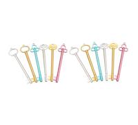 Lurrose 24pcs Vintage Key Shaped Pens for Students Office Supplies Retro Design for Note Taking and Giving