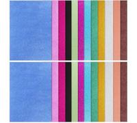 Lurrose 26 Sheets Glitter Card Papers Sparkly Cardstock Assorted Colours A4 Size Shiny Paper for Crafts and Origami Suitable for Wedding Invitations and Office Use Random Color