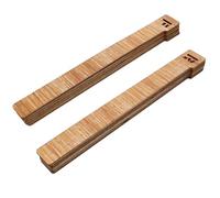 Lurrose 26pcs Wooden Alphabet Bookmarks Set for Books Classifying and Record Dividing, Mini Creative Letter Bookmarks for ’s Learning and Library Use