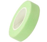 Lurrose 2cm Breathable Lash Extension Tape for Eyelash Extensions, 9 Meter Roll Fabric Eye Makeup Tape for Lash Techs and Makeup Artists, Green Non-woven Adhesive Strip for Sensitive Skin