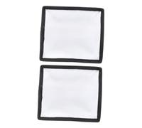 Lurrose 2pcs 15x17cm Flash Diffuser Sock Softbox Cover for Dslr, Portable Foldable Photography Video Light Softbox, Compatible with Camera Flash Accessories for Studio