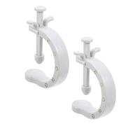 Lurrose 2pcs Acupressure Hand Massager with Adjustable Pressure and Targeted Stimulation, Portable Abs Pressure Point Massage Tools for Hand and Wrist Relief, for Office and Travel Use