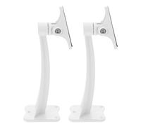Lurrose 2pcs Aluminum Alloy Security Camera Mounting Brackets Wall and Ceiling Mount Support Indoor Outdoor Adjustable Holder