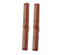 Lurrose 2pcs Art Pencil Case Brush Vintage Chinese Style Bamboo Paint Brush Case Paintbrush up Organizer for Artists Beginners