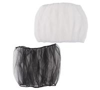 Lurrose 2PCS Bird Cage Cover: Adjustable Soft Mesh Birdcage Cover Net Skirt Seed Guard for Parrot Parakeet Macaw Cages