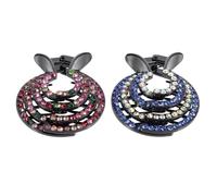 Lurrose 2pcs Blue Plastic Hair Bun Maker Clips for Women Ponytail Holder Hair Styling Tool to Create Beautiful Hairstyles and Hold Tightly for Special Occasions and Daily Wearing