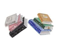Lurrose 2pcs Book Enamel Brooch for Women, Dainty Crystal Librarian Teacher Reading Books Brooches for Reading Lovers Back to School Teacher'S Day Gift