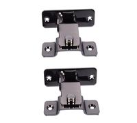 Lurrose 2pcs Brushed Stainless Steel Barn Door Lock Heavy Duty Right Angle Latch Bolt Corrosion-Resistant Slide Lock for Indoor Outdoor Security