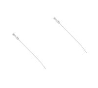 Lurrose 2pcs Cattle Stainless Steel Insemination Needle for Artificial Breeding, Practical and Smooth Burr-free Design, Sturdy Livestock Tool for Efficient Bovine Insemination Use on Farm
