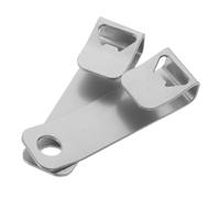Lurrose 2pcs Cooler Lock Brackets with Bottle Opener, Metal Tie Down Kit Compatible with Popular Cooler Brands, Security Anchor Brackets for Camping, Boating, and Truck Trips