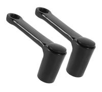 Lurrose 2pcs Crank Arm Replacement Aluminium Alloy Pedal Lever Black | Easy DIY Installation for Mechanics and Riders, Smoother Power Transfer, Wrench Tool Included, Suitable for Bmx Upgrades