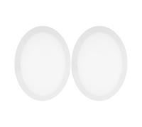 Lurrose 2pcs Creative Oval Oil Painting Boards Cotton Cloth Fiber Density Panel Suitable for Media Permanence and Stability for DIY Painting Students and Hobbyists