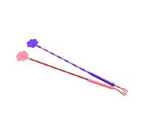 Lurrose 2pcs Dog Training Stick Pet Trainer Love Helper Stick Strap Plastic Nylon Does Not Hurt Pets Convenient to Carry 42cm Mixed Color for Clicker Training Suitable for Random Color