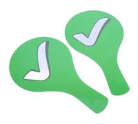 Lurrose 2pcs Double-sided Voting Paddles for Teachers and Students, Classroom True False Game Boards, Quick Response Hand Signs for Interactive Learning and School Activities