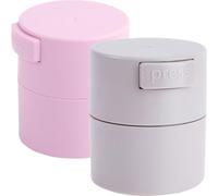 Lurrose 2pcs Eyelash Glue Storage Jars Sealing Lids Lash Glue Container for Eyelash Extensions for Beauty Salon and Home Use