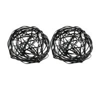 Lurrose 2pcs Flexible Flower Arranging Mesh Balls with Aluminum Alloy Holders, Deformable Floral Fixers for DIY Flower Stem Support and Bouquet Arrangement Tools