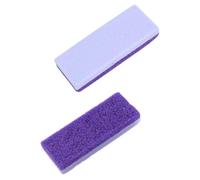 Lurrose 2pcs Foot Pumice Stone: Dual Sided Pumice Stone for Feet Callus Remover Exfoliating Tool Hard Skin Scrubber for Shower Or Bathing, Purple