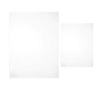 Lurrose 2pcs Gel Printing Plate Set Reusable Gel Press Pads A4 26x20cm A5 12.8x18cm Soft Transfer Art Printing Tools for Card Making and Classroom Crafts