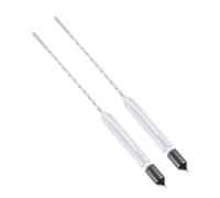 Lurrose 2pcs Glass Hydrometer for Water and Sea Water Testing Glass Float Meter with Automatic Salinity Testing Suitable for Fish Tank and Raising Fish