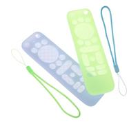 Lurrose 2pcs Glow in The Dark Silicone Remote Control Protection Cover with Lanyard for 2025 4k Pro - Anti-slip, Waterproof Tv Controller Sleeve