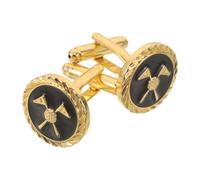 Lurrose 2pcs Golf Ball Cufflinks for Men, Golf Themed Enamel Cufflinks
