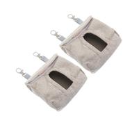 Lurrose 2pcs Guinea Pig Feeding Bags Hanging Hay Container for Rabbits Small Animals Foldable Lightweight Cage Feeder Pouches Easy to Fill and Store