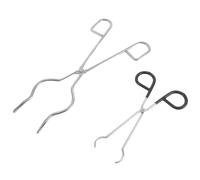 Lurrose 2pcs Heat Resistant Moxa Stick Holder Clamps for Therapy Practice with Precision Clamping Design Carbon Steel Material Suitable for Moxa Roll and Use in Clinics