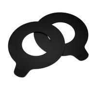 Lurrose 2pcs Heavy-duty Excavator Pin Washer Rubber Shim Kit 40x80x2mm Anti-vibration Bushing Replacement for Digger Bucket Joint Seal Construction Machinery Parts