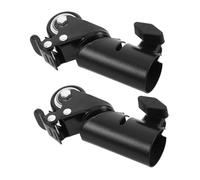 Lurrose 2pcs Heavy Duty Speaker Tripod Caster Wheels for Tube Audio Stands Silent Swivel Casters with Robust Build Fit for Smooth Mobility and Easy Installation