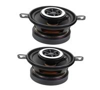 Lurrose 2pcs Hifi Car Audio Tweeters with Electric Air Horn Coaxial Dome Tweeter Speakers for Vehicle Door Installation Fit for Stereo System Upgrade and Horn Replacement